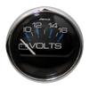 1 - Faria Chesapeake Black SS 2" Voltmeter (10-16 VDC) view 1