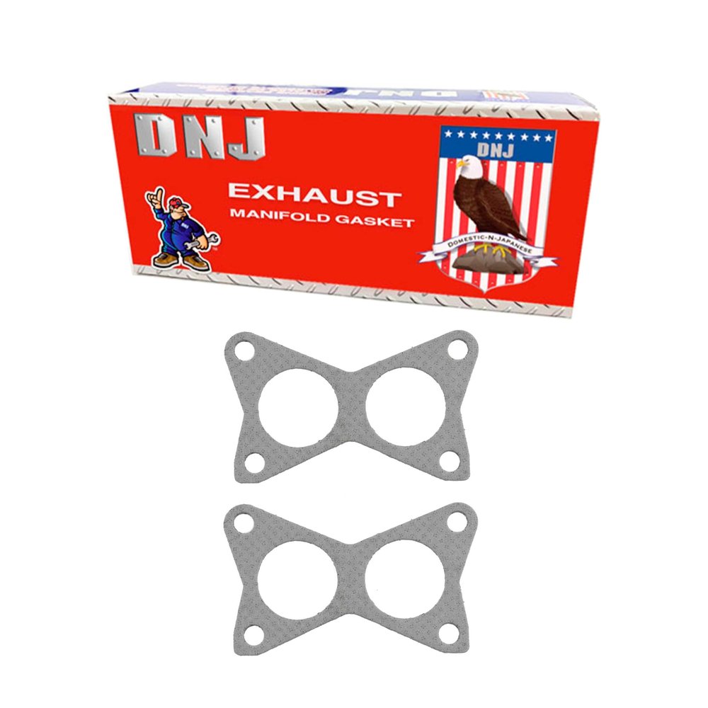 DNJ EG607 Exhaust Manifold Gasket Set for 1989-1997 Nissan 240SX, Axxess, D21 2.4L L4 12V SOHC 2389cc