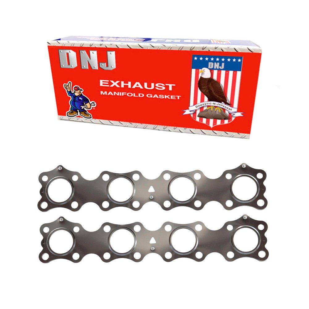 DNJ EG647 Exhaust Manifold Gasket Set for 2002-2010 Infiniti FX45 M45 Q45 4.5L V8 32V DOHC 4494cc