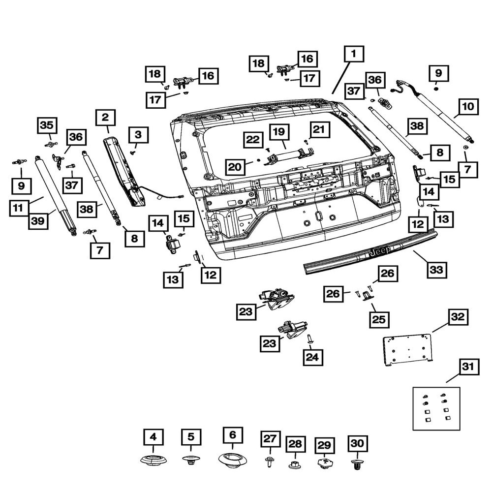 Mopar Performance 6036701AA Mopar Rivet
