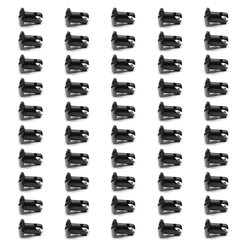 Triple X Race Components CH-4402-50-BLK Oval Head Button Alum Black .550 Long 50 Pack