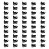 Triple X Race Components CH-4402-50-BLK Oval Head Button Alum Black .550 Long 50 Pack view 1