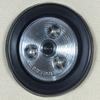 LONG HAUL Clear/White LED 2" Round Reverse Marker Light | Trailer RV 12V LED Lights | 4 Pack view 4