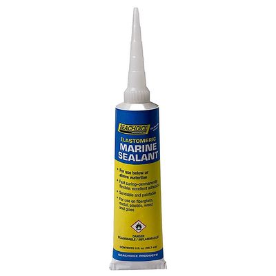 SEACHOICE Elastomeric Clear Marine Sealant44; 3 oz.