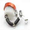 Orange Motorcycle Parts CNC Billet Racing Front Brake Reservoir Clutch Tank Master Cylinder Fluid Oil Reservoir For Ducati 400 MONSTER 2004 2005 2006 2007 view 2