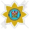 SOUTH AFRICA POLICE Former Badge, SAP Suid-Afrikaanse Polisie, S.African 3,5" (90mm) Vinyl Sticker, Decal view 1