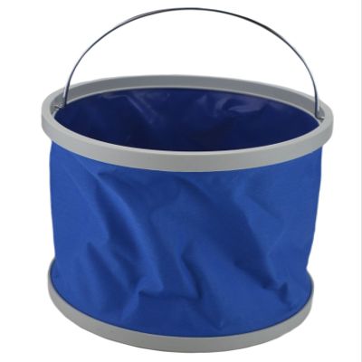 Foldable Car Water Container Portable Fishing Barrel Folding Bucket - 11 Liters