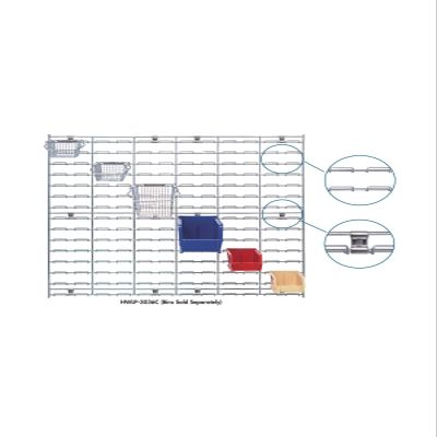 Wire LOUVERED Panel Chrome
