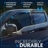 in-Channel Car Window Rain Guards Compatible with Mercury Mystique 1995-2000 | Tape-On | Rain Shields Window Visor Window Deflectors | Dark Smoke, 4 Pcs Set, WV2M-140i-2 view 4