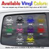 Bear Paws Prints Tracks Hunting Car Truck Window Bumper Vinyl Graphic Decal Sticker- (6 inch) / (15 cm) Tall GLOSS WHITE Color view 2