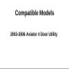 Laminated Passenger Right Side Front Door Window Door Glass Compatible with Lincoln Aviator 2003-2006 Models view 3