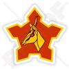 SOUTH AFRICA ARMY Former Badge Emblem, SADF ex S.African Defence Force 3.2" (80mm) Vinyl Sticker, Decal view 1