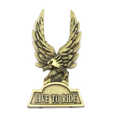 V-Twin 42-0156 - Sissy Bar Insert "Live To Ride"