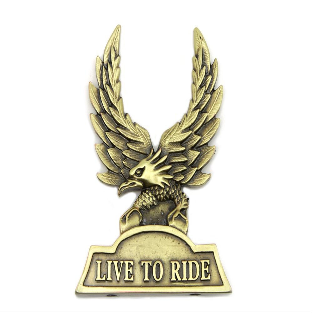 V-Twin 42-0156 - Sissy Bar Insert "Live To Ride"