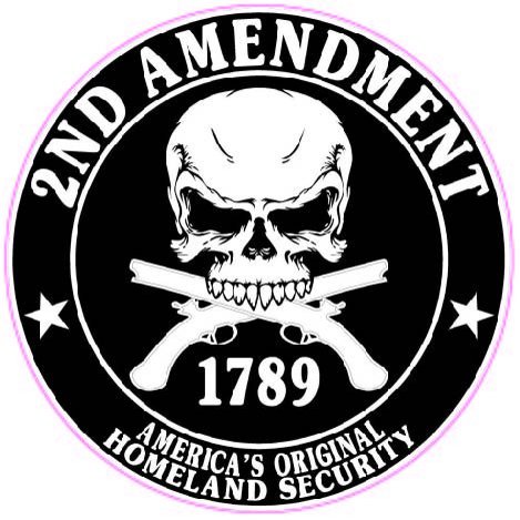 2nd Amendment Right to Bare Arms Large 10 in. Decal
