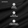 MISSION Cooling Helmet Liner- Cools Instantly When Wet, UPF 50, Wear Under Helmets, Hardhats & More- Black view 3