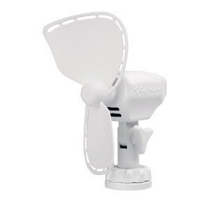 CAFRAMO ULTIMATE 12V 2-SPEED 7" FAN WHITE W/ LIGHTER PLUG "Prod. Type: Automotive/RV"