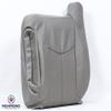 Richmond Auto Upholstery - Driver Side Lean Back Replacement Leather Seat Cover, Gray (Compatible with 2005 Chevy Silverado 1500 LT LS) view 2