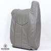 Richmond Auto Upholstery - Driver Side Lean Back Replacement Leather Seat Cover, Gray (Compatible with 2005 Chevy Silverado 1500 LT LS) view 3