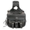 Milwaukee Leather SH67001ZB Black Straight Drop Zip-Off Triple Strap PVC Throw Over Saddlebags - One Size view 3