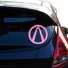 Yoonek Graphics Game Decal Sticker for Car Window, Laptop, Motorcycle, Walls, Mirror and More. # 457 (4" x 4", Soft Pink) view 1