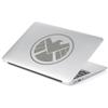 Yoonek Graphics Agents of Shield Decal Sticker for Car Window, Laptop, Motorcycle, Walls, Mirror and More. # 514 (4", Metallic Silver) view 3