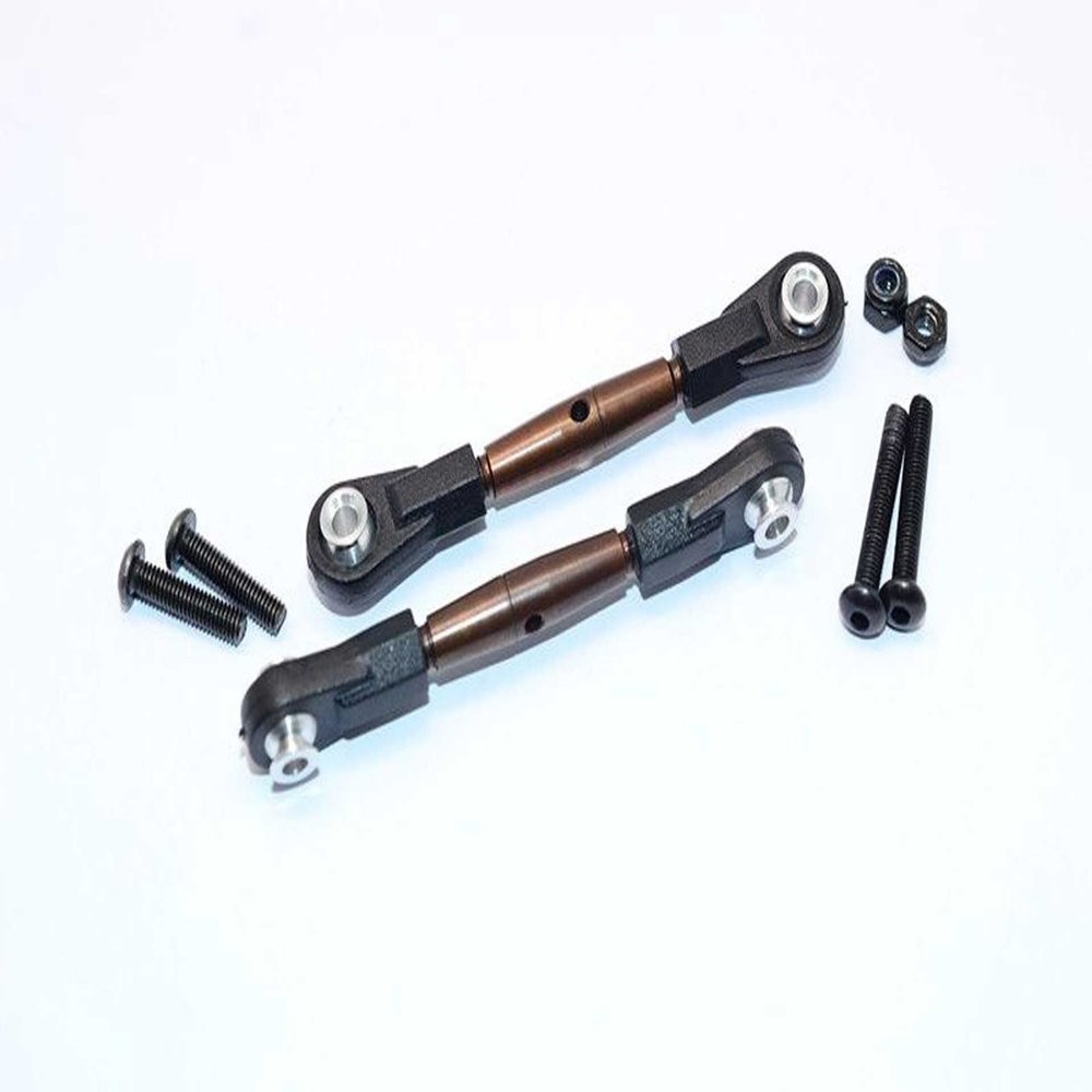 GPM For Tamiya TT02B Upgrade Parts Spring Steel Rear Upper Tie Rod With Plastic Ends - 1Pr