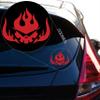 Yoonek Graphics Gurren Lagann Decal Sticker for Car Window, Laptop, Motorcycle, Walls, Mirror and More. SKU: 480 (10" x 13", Red) view 2