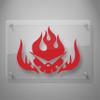 Yoonek Graphics Gurren Lagann Decal Sticker for Car Window, Laptop, Motorcycle, Walls, Mirror and More. SKU: 480 (10" x 13", Red) view 4