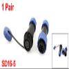 uxcell Pair Waterproof Aviation Cable Connector + Socket SD16-5 5 Pin IP68 view 2