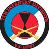7th Infantry Division with Crossed Rifles 3.8 Inch Decal view 1