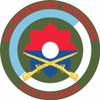 9th Infantry Division with Crossed Rifles 3.8 Inch Decal view 1