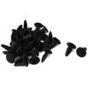 uxcell 32 Pcs Black Plastic Rivets Clip 3mm x 5mm x 13mm view 1
