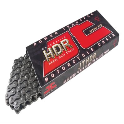 JT Chain JTC428HDR124SL (428 Series) Black Steel 124 Link Heavy Duty Non O-Ring Chain with Connecting Link