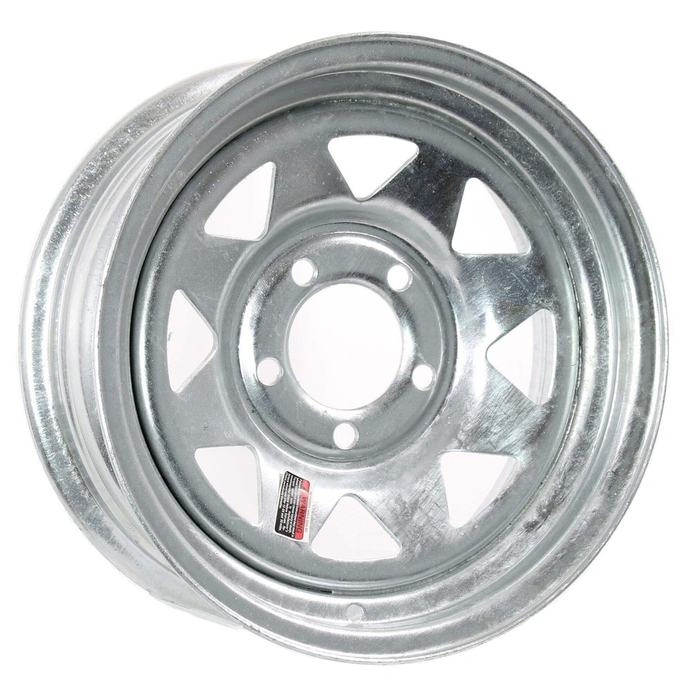 eCustomrim Galvanized Trailer Wheel 15X5 15 Inch 5 Lug Rim