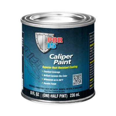 POR-15 High Temperature Brake Caliper Paint, Heat Resistant Coating, 8 Fluid Ounces, Silver