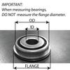 Rear Wheel Bearing, 7/16 ID x 1-3/8 OD, 4 each view 2