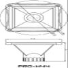 DS18 PRO-H44 Red Universal Square Driver Tweeter Horn Body Easy Twist On/Off Installation, Set of 1 (Red) view 3