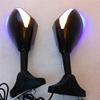 XKH- Replacement of Motorcycle Blue Led Mirror For Fzr Yzf Fz1 Fazer Fjr1300 Ninja Zx10R Zx 12R Er 6F new view 1