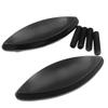 XKH- Motorcycle Mirror Block off Compatible with 2006-2009 Kawasaki Ninja ZX-14 ZX14 R ZX-14R ZX1400 BLACK [B00Y5N7UFG] view 1