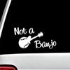 Bluegrass Decals H1077 Not A Banjo Mandolin Decal Sticker view 1