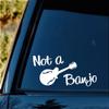 Bluegrass Decals H1077 Not A Banjo Mandolin Decal Sticker view 2