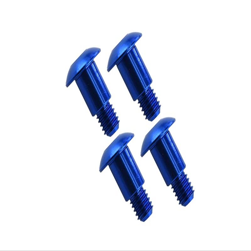 GPM For Tamiya GF01 Upgrade Parts Aluminum King Pin (5mm x 6.2mm x 4mm) - 4 Pcs Blue