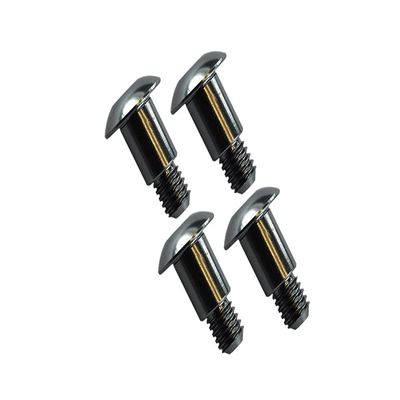 GPM For Tamiya GF01 Upgrade Parts Aluminum King Pin (5mm x 6.2mm x 4mm) - 4 Pcs Gray Silver