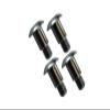 GPM For Tamiya GF01 Upgrade Parts Aluminum King Pin (5mm x 6.2mm x 4mm) - 4 Pcs Gray Silver view 1
