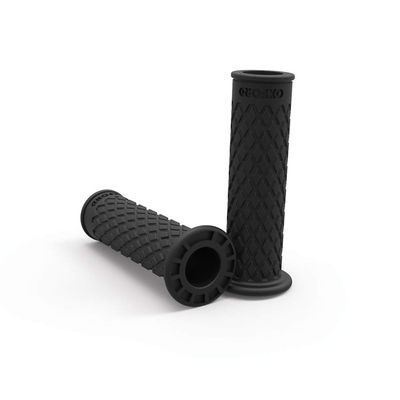 Oxford Unisex's Retro Replacement Motorcycle Grips Medium Compound OX620, Black, 29mm x 119mm