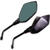 XYZCTEM Heavy Duty Motorcycle Rear View Side Mirrors-10mm Clockwise Threaded Mounting Bolt-Fits for Kawasaki, Suzuki, Honda, Victory and More-Pair view 1