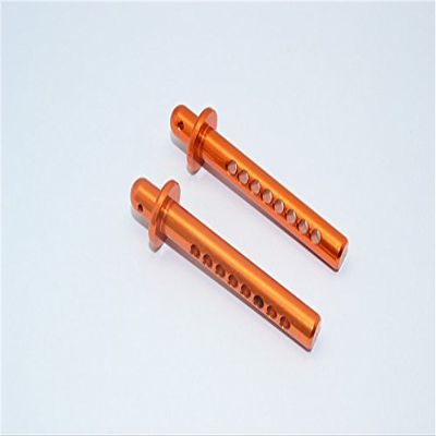 Axial Yeti (AX90026) & Yeti SCORE (AX90068) Upgrade Parts Aluminum Front Body Post - 1Pr Orange