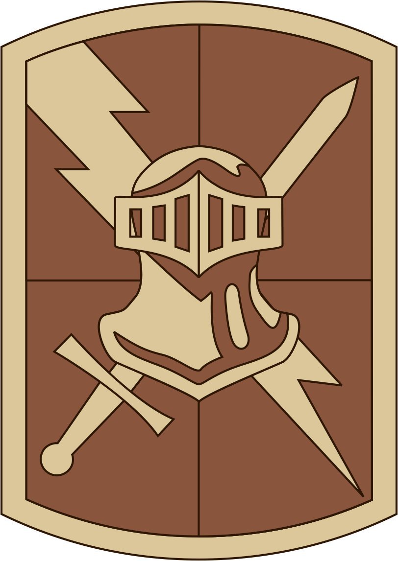 513th Military Intelligence Brigade Desert Camo 3.8 Inch Decal