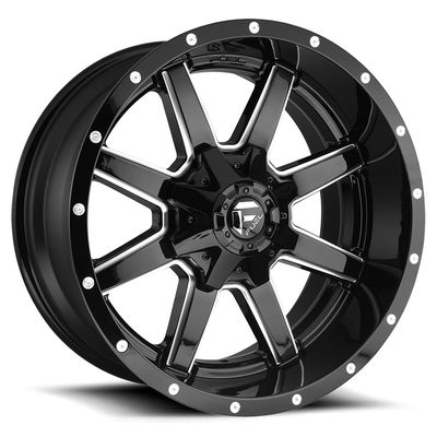 Fuel 1PC D610 MAVERICK 17x9, Bolt Pattern: 6x135/5.5, Offset: 1, GLOSS BLACK MILLED, set of 1